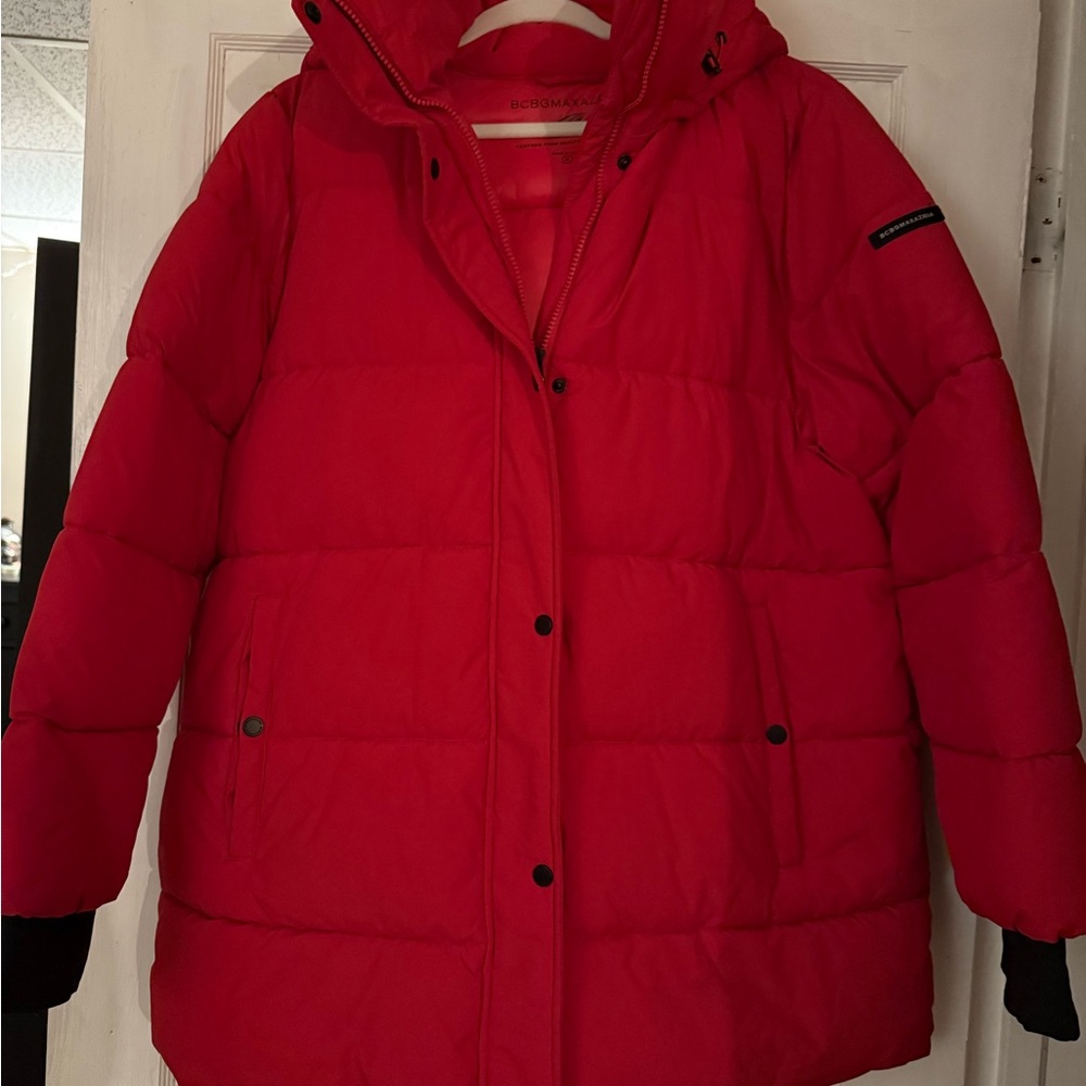 BCBGMaxAzria Vibrant Red Eco-Friendly Jacket